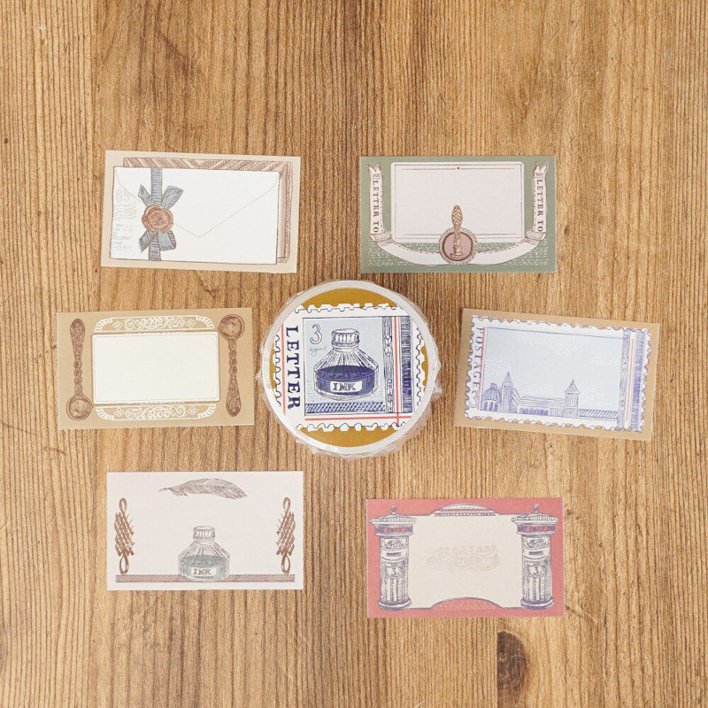 Tegamisha Roll Sticky Notes x Inoue Aya - Letter Tegamisha Roll Sticky Notes x Inoue Aya - Letter